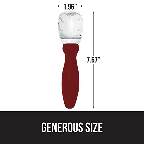 Gorilla-Grip-Premium-Ice-Cream-Scoop-Dishwasher-Safe-Scooper-with-Comfortable-Easy-Grip-Handle-Heavy-Duty-Durable-Design-Professional-Kitchen-Tool-for-Stuffing-Cookie-Dough-Sorbet-Red