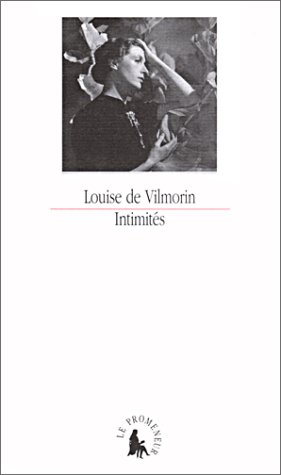 Intimités (French Edition) by Louise de Vilmorin (Paperback)