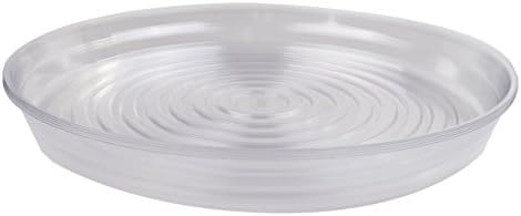 Curtis Wagner Round Clear Vinyl 16" Plant Saucer - Pack of 5