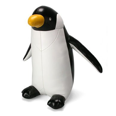 Zuny BLLC290S-B- W- Y Yellow Beak Penguin Bookend