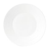 Jasper Conran by Wedgwood White Bone China Salad Plate Swirl 9
