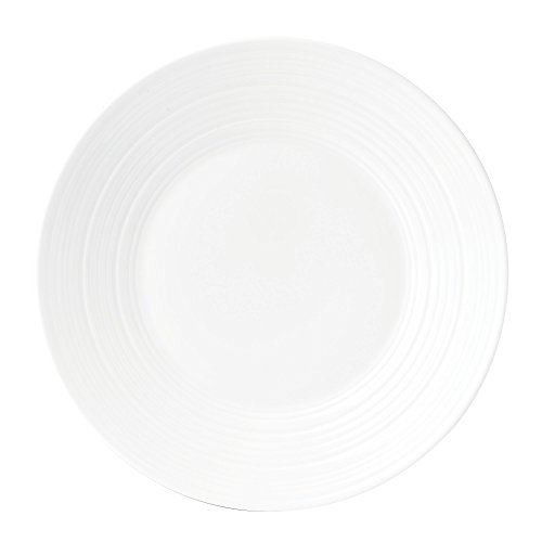 Jasper Conran by Wedgwood White Bone China Salad Plate Swirl 9