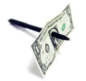 Pen Thru Dollar Magic Trick by Magic Makers TOY (English Manual)