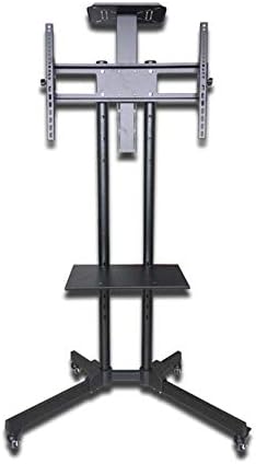 Trolley CHUNLAN Conference Room TV Stand Mobile TV Stand Cold Rolled Steel Anti-rust Height Adjustable TV Stand 360ยฐ Rotatable Suitable For 32-65 Inches