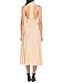 Zeagoo Women's V-Neck Sleeveless Button Solid Split Front Backless Party Maxi Dress