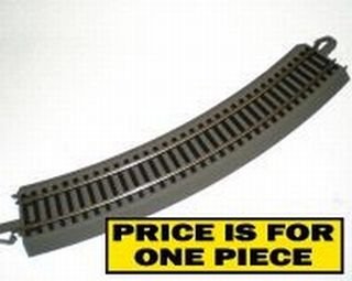 18 Inch Radius Curved Nickel Ho Snap Fit Bachmann EZ Track Single Piece
