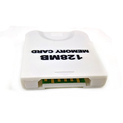 Aoyoho White 128MB Gaming Memory Card Compatible for Wii and Gamecube