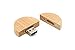 10 8GB Flash Drive - Bulk Pack - USB 2.0 Wooden Maple Round Orchard Design - 8 GB Flash Drive