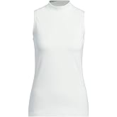 Adidas Ultimate365 Sleeveless Mock Neck Polo Shirt