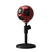 Arozzi Sfera USB Microphone for Gaming & Streaming, Red