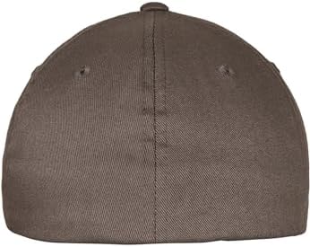 Unisex Wooly Combed Baseballkappe, Darkgrey/Darkgrey, XS/S