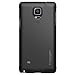 Spigen Thin Fit Galaxy Note 4 Case with SF Coated Non Slip Matte Surface for Excellent Grip for Samsung Galaxy Note 4 2014 - Smooth Black