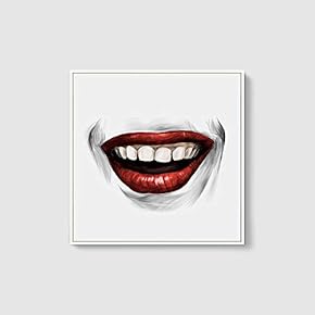 signwin Framed Canvas Wall Art Sexy Lips Canvas...
