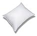 Hypoallergenic SOFT and Fluffy Pillow with 100% Cotton Cover and EXTRA FINE FIBER / POLY Filling - Dust and mite Repellent, Standard Size, one pack
