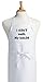 I Didn't Wash My Hands Funny Aprons for Men Or Women, White, One Size Fits Most