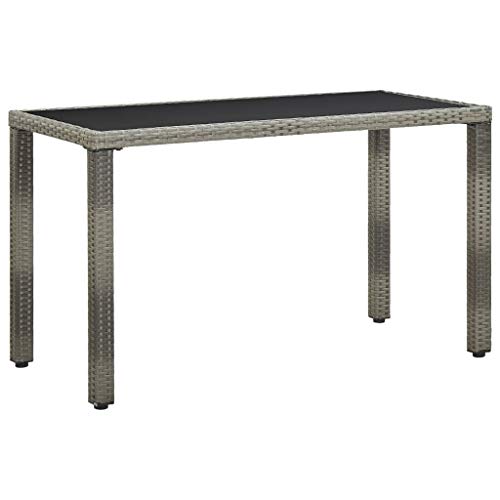 vidaXL Gartenmöbel 5-TLG. mit Auflagen Sitzgarnitur Gartengarnitur Gartenset Sitzgruppe Lounge Rattanmöbel Tisch Stuhl… – Bild 8