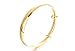 Girl Era 18K Lucky Totem Inside Polished Gold Bangle Bracelet Bling Charm Bracelets