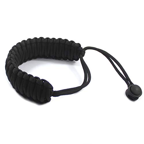 Braided 550 Paracord Adjustable Camera Wrist Strap/Bracelet for Mirrorless Compact System DSLR Cameras, Binoculars and Digital Camera