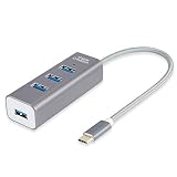 CableCreation USB C Hub, Type C with 3 USB 3.0 Aluminum Adapter, Compatible with MacBook Pro 2018, iPad Pro 2018,XPS 13, Yoga 910, Galaxy S8, LG G5, Flash Drive,External Hard Drive