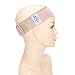 GEX Beauty Flexible Velvet Wig Grip Wig Band Scarf Head Hair Band Adjustable Fastern (Cream)