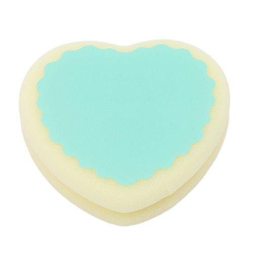 Dolland 1Pc Women Magic Painless Hair Removal Sponge Pads Professional Epilator Hair Remover ,Yellow Love Heart