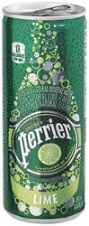 Perrier Lime Flavor Slim Can 8.45 Oz (Pack of 35)