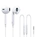 iPhone Headphones, Woitech Premium Quality Earbuds Earphones with Mic & Remote Control Fully Compatible with iPhone SE 6 6s 6 Plus 6s Plus, iPhone 5s 5c 5, iPad /iPod (White)