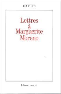 Book's Cover ofLettres à Marguerite Moreno