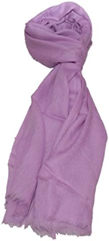 Sofias Exclusive Pure 100% Cashmere SELF JACQUARD WOVEN Medium Size (70 x 2.(New)