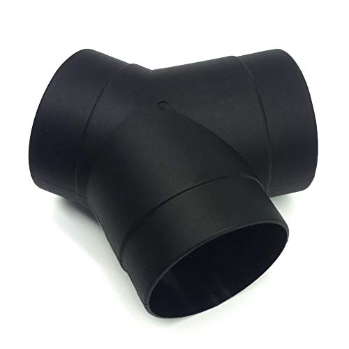 Rosymity 75mm Heater Pipe Duct Warm Air Y Outlet,Made by ABS Materials/120 Degrees Not Deformed/Fit for Webasto, Eberspaecher and Another Air Parking Heater.