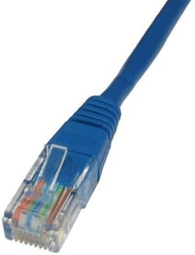 World of Data 10m BLUE CAT6 Network Cable (100% Copper Wire) - RJ45 - Ethernet - Patch - LAN - 10/100/1000 - Gigabit