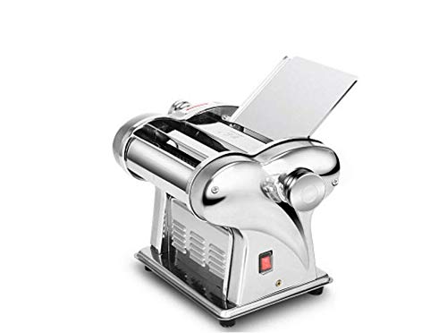 Pasta Maker, 110V Electric Noodle Press Machine Spaghetti Pasta Maker Commercial Stainless Steel Dough Cutter Dumplings Roller Noodles Hanger