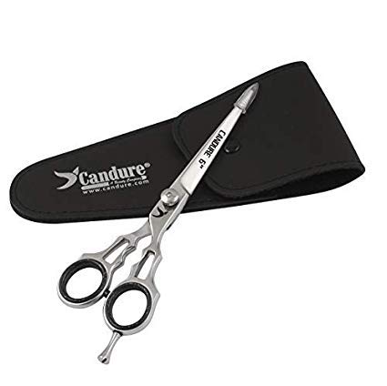 Candure Professional Barber Hair Cutting Scissors/Shears (6") Stainless Steel - Thumbnail 5