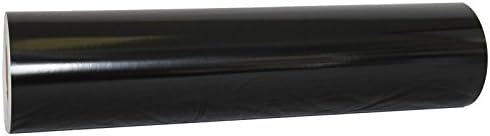 Soply 10ft Black Heat Transfer Cutting PU Vinyl Film for Cutter Plotter DIY T-Shirt