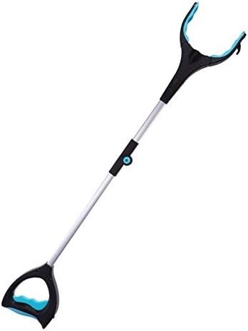 Zoomy Far: Folding Pick Up Helping Hand Grabber Stick Extra Long Arm Handy Mobility Aid Rubbish Tongs Garden Trash Picker
