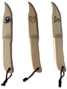 Kids Children Wooden Pirate Dagger Knife, 10-inch, Child's Dress Up Pretend Play Wood Toy (1-pc)