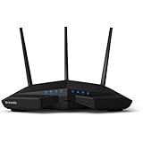 Tenda AC1900 Dual Band Gigabit Performance Wi-Fi Router with Open Source Support (AC18)