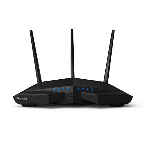 Tenda AC1900 Dual Band Gigabit Performance Wi-Fi Router with Open Source Support (AC18)