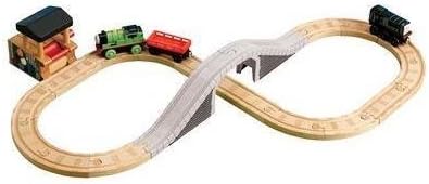 thomas wooden railway percy at the dieselworks set