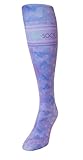 Hocsocx Violet Blues Women's Performance Shin Guard Sock