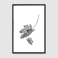 Framed Canvas Wall Art Minimalistic Painting Canvas Prints Home Artwork Decoration for Living Room,Bedroom - 16x24 inches