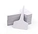 Prudance 100pcs PVC T Tag Plant Markers,Premium Nursery Garden Labels, White