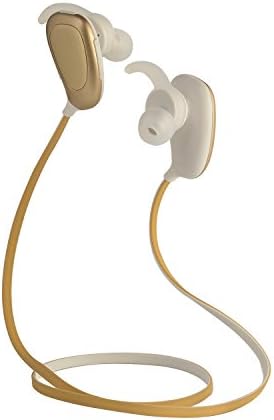 Hieha wireless Sports Headphones, In-Ear Stereo with Mic for iPhone Tablet Android-Gold