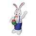 Northlight 7' Inflatable Lighted Standing Easter Bunny with Eggs Outdoor Decoration