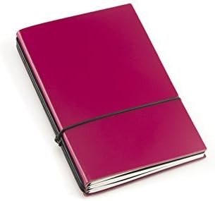 X17 teaching calendar 2017/2018&nbsp;A6,&nbsp;3x&nbsp;leather fibre material calendar system for teachers,&nbsp;made in Germany, coated leather fibre material magenta