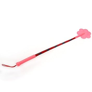 Emily Pets Printed Paw Shape Design Colourful Dog Cat Puppy Training Stick (RED)