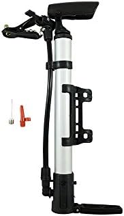 Mini Bike Pump High Grade Aluminum Portable Bicycle Pump With Schrader Valve, Multi-Purpose Micro Bike Pump mini