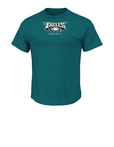 NFL Philadelphia Eagles Men's UP4 Tee, Marine Green, X-Large
