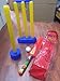 Cricket Set for Kids with Bat _Ball_Wickets _Carrying Bag Indoor Outdoor Garden Play
