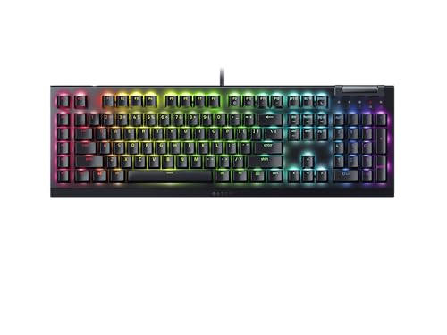 Razer BlackWidow V4 X - Mechanische Gaming-Tastatur mit Chroma RGB (Mechanische Razer Green Switches, 6 eigene Makro-Tasten, Doubleshot-ABS-Tastenkapp